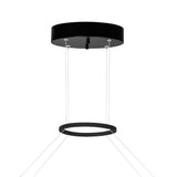 1040P32-101-O Rosalina LED Chandelier With Matte Black Finish