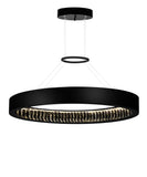 1040P32-101-O Rosalina LED Chandelier With Matte Black Finish