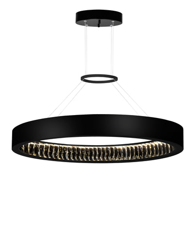 1040P32-101-O Rosalina LED Chandelier With Matte Black Finish