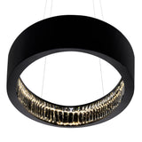 1040P42-101-O Rosalina LED Chandelier With Matte Black Finish