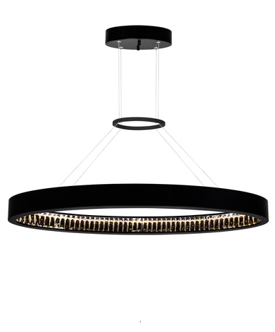 1040P42-101-O Rosalina LED Chandelier With Matte Black Finish