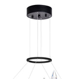 1043P16-101 Juliette LED Chandelier With Black Finish