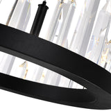 1043P16-101 Juliette LED Chandelier With Black Finish