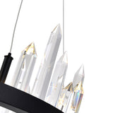 1043P16-101 Juliette LED Chandelier With Black Finish