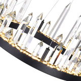 1043P24-101 Juliette LED Chandelier With Black Finish