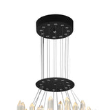 1043P32-3-101 Juliette LED Chandelier With Black Finish