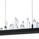 1043P45-101-RC Juliette LED Chandelier With Black Finish