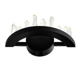 1043W12-101 Juliette LED Wall Sconce With Black Finish