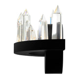 1043W12-101 Juliette LED Wall Sconce With Black Finish