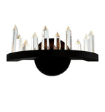 1043W12-101 Juliette LED Wall Sconce With Black Finish