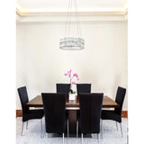 1044P20-601-R-2C Madeline LED Chandelier With Chrome Finish