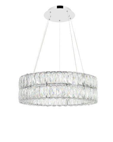 1044P20-601-R-2C Madeline LED Chandelier With Chrome Finish