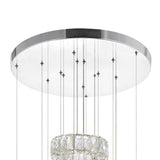 1044P24-601-R-5C Madeline LED Chandelier With Chrome Finish