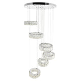 1044P24-601-R-6C Madeline LED Chandelier With Chrome Finish