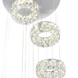 1044P24-601-R-6C Madeline LED Chandelier With Chrome Finish