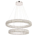 1044P32-601-R-2C-B Madeline LED Chandelier With Chrome Finish