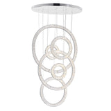 1046P34-6-601 Celina LED Chandelier With Chrome Finish