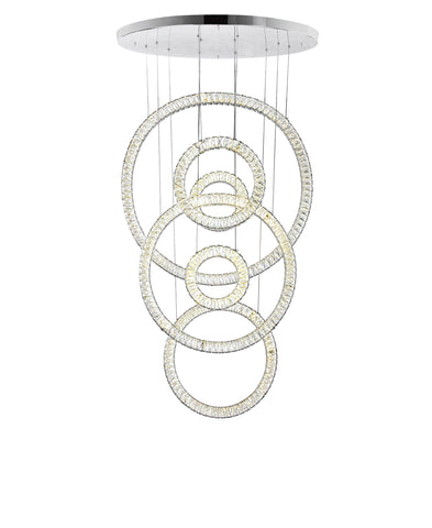 1046P34-6-601 Celina LED Chandelier With Chrome Finish