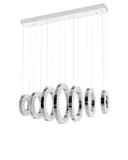 1046P37-7-601-RC Celina LED Chandelier With Chrome Finish