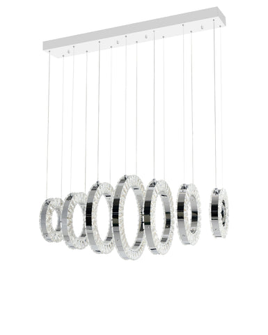 1046P37-7-601-RC Celina LED Chandelier With Chrome Finish