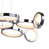 1054P28-601 Colette LED Chandelier With Chrome Finish