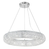 1057P32-12-601 Veronique 12 Light Chandelier With Chrome Finish