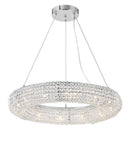 1057P32-12-601 Veronique 12 Light Chandelier With Chrome Finish