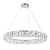 1057P40-16-601 Veronique 16 Light Chandelier With Chrome Finish