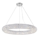 1057P40-16-601 Veronique 16 Light Chandelier With Chrome Finish