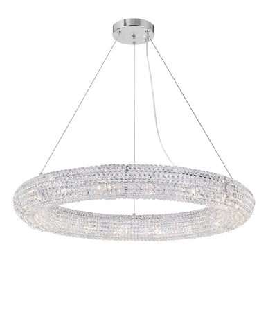 1057P40-16-601 Veronique 16 Light Chandelier With Chrome Finish