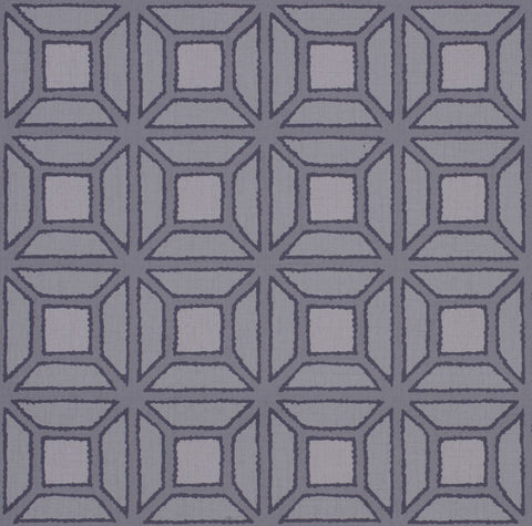 1061 Eiffel Wallpaper Eiffel Grey on Novelty White Vinyl Leo's Luxe Linen Phillip Jeffries Wallcoverings