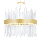 1063P16-169 Genevieve LED Chandelier With Medallion Gold Finish