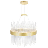 1063P16-169 Genevieve LED Chandelier With Medallion Gold Finish