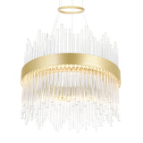 1063P16-169 Genevieve LED Chandelier With Medallion Gold Finish