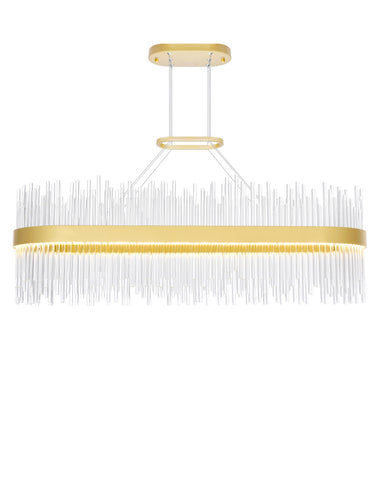 1063P39-169-RC Genevieve LED Chandelier With Medallion Gold Finish