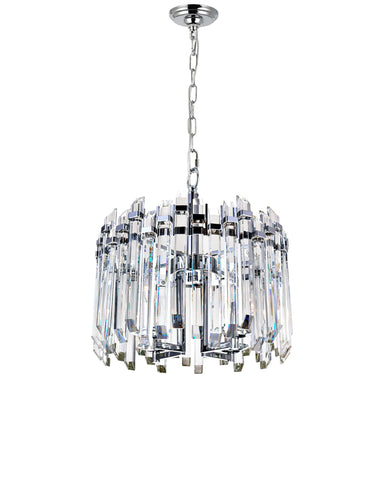 1065P16-4-601 Henrietta 4 Light Chandelier With Chrome Finish