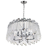 1065P24-6-601 Henrietta 6 Light Chandelier With Chrome Finish