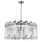 1065P24-6-601 Henrietta 6 Light Chandelier With Chrome Finish