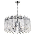 1065P24-6-601 Henrietta 6 Light Chandelier With Chrome Finish