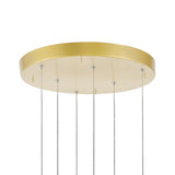 1090P16-6-620 Carolina LED Chandelier With Gold Leaf Finish