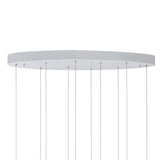 1090P40-10-269-O Carolina LED Chandelier With Pewter Finish