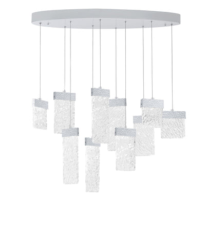 1090P40-10-269-O Carolina LED Chandelier With Pewter Finish