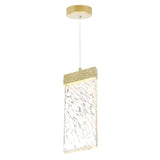 1090P5-1-620-A Carolina LED Pendant With Gold Leaf Finish