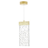 1090P5-1-620-A Carolina LED Pendant With Gold Leaf Finish