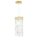 1090P5-1-620-A Carolina LED Pendant With Gold Leaf Finish