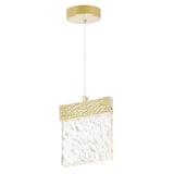 1090P6-1-620 Carolina LED Pendant With Gold Leaf Finish