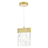 1090P6-1-620 Carolina LED Pendant With Gold Leaf Finish