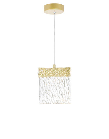 1090P6-1-620 Carolina LED Pendant With Gold Leaf Finish