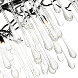 1094P26-12-101 Anita 12 Light Chandelier With Black Finish