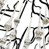 1094P26-12-101 Anita 12 Light Chandelier With Black Finish